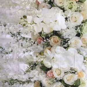 Wedding flower back drop, so beautiful, so real looking for pictures, 117”x 80”